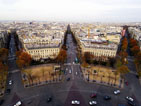 Aerial View of Place de Etoile Paris France